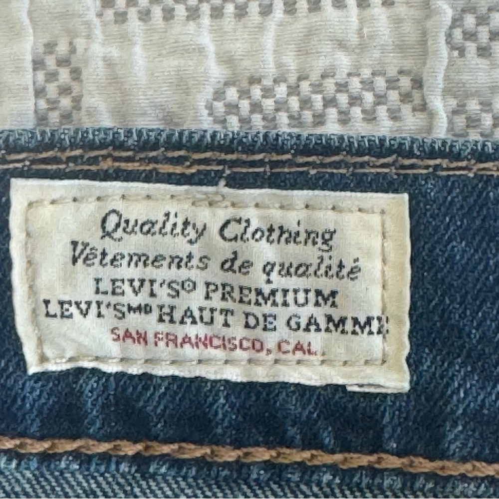 Levi’s Premium 541 Athletic Taper Jeans Big E Medium Wash Men’s 38x32 - Picture 4 of 11